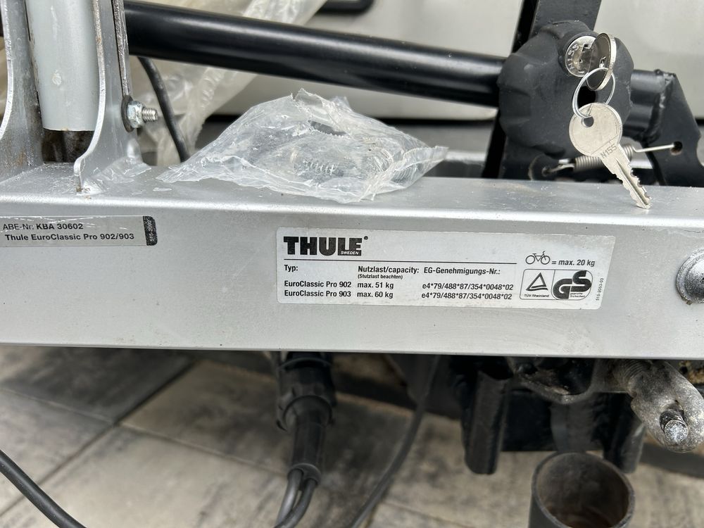 Pagarznik na 2 rowery Thule EuroClasicc Pro902