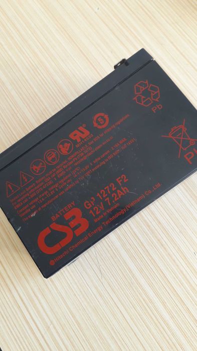 Аккумулятор AGM 12В 9Ачас Ventura GP12-9  (CSB HR1234 UPS12460 RBC17)