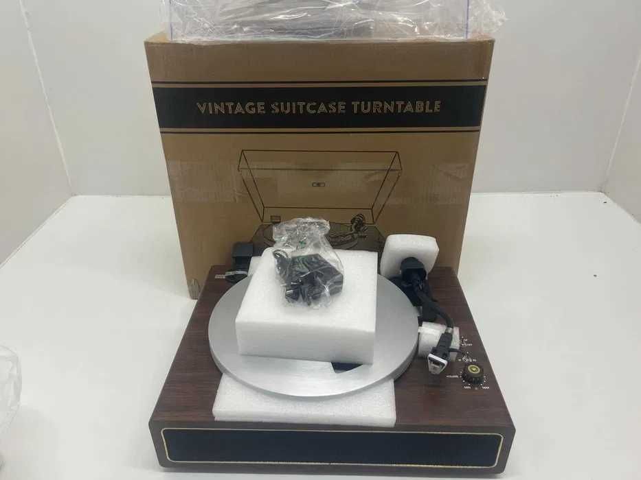 Gramofon Winylowy Retrolife Bluetooth Głośnik Aux Vintage Rca Retro