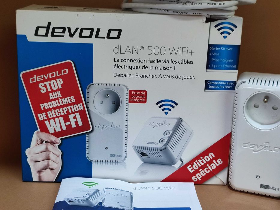 Kit Devolo dLAN 500+ Wi-Fi Powerline Repetidor CPL