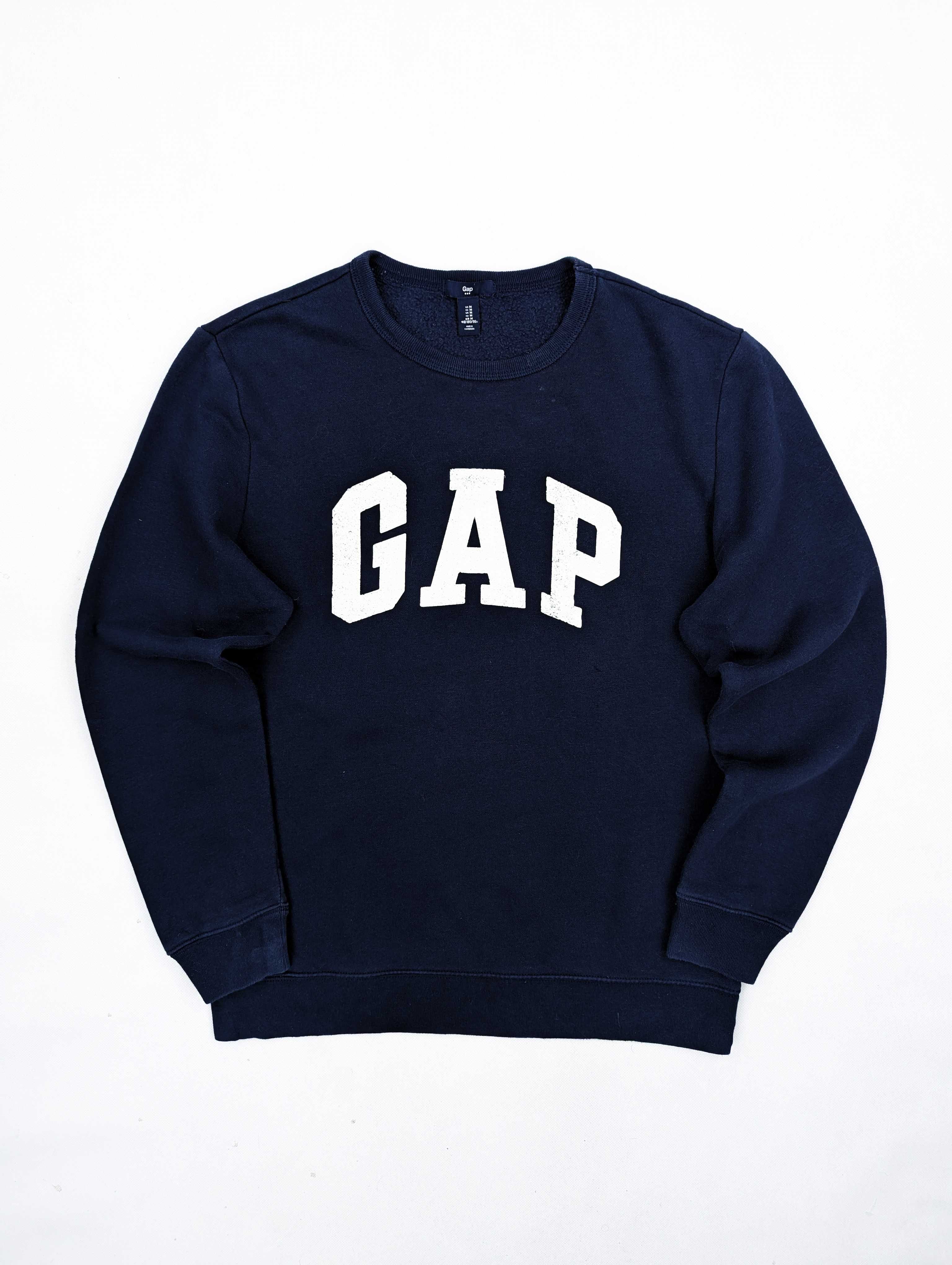 Gap granatowa bluza M logo