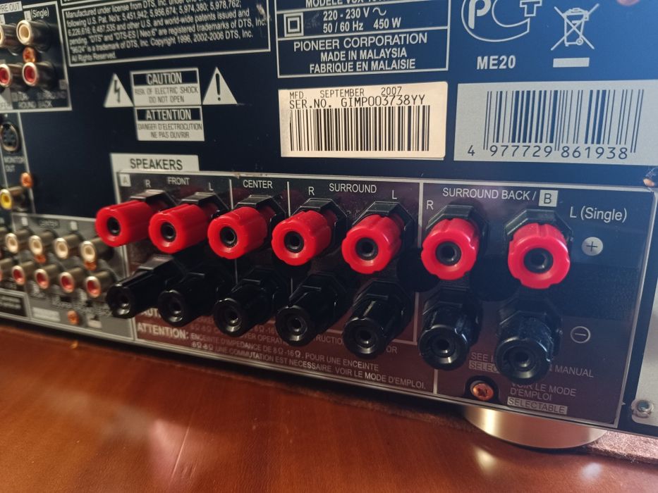 Amplificador Pioneer VSX 1017AV "Musculado e Refinado"