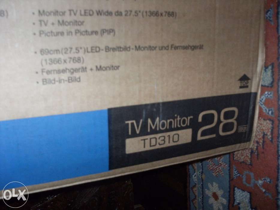 TV Samsung TD 310 acidentada + comando