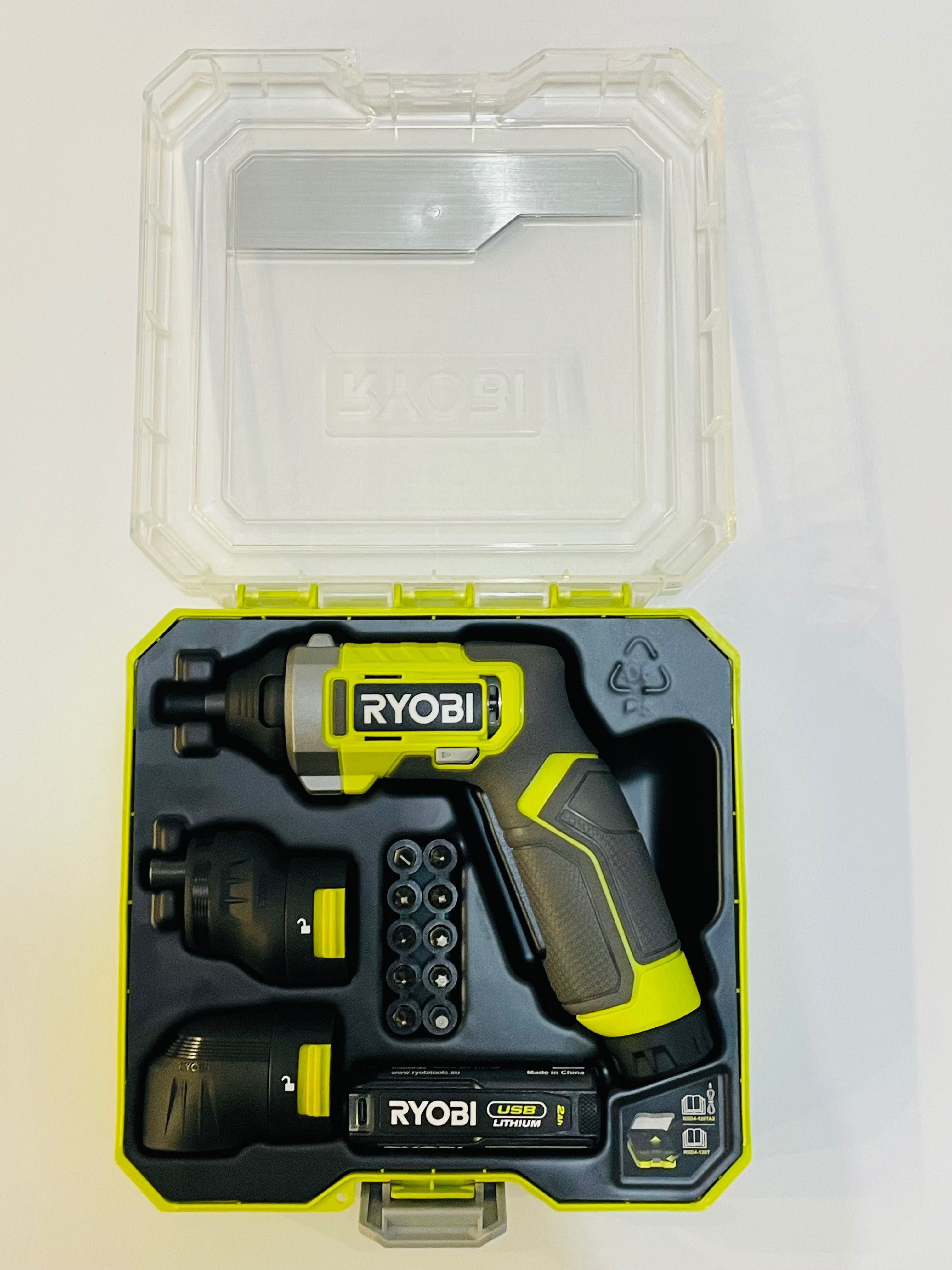 Nowy Zestaw Mini Wkrętarka Ryobi 4V USB RSD4-120TA2