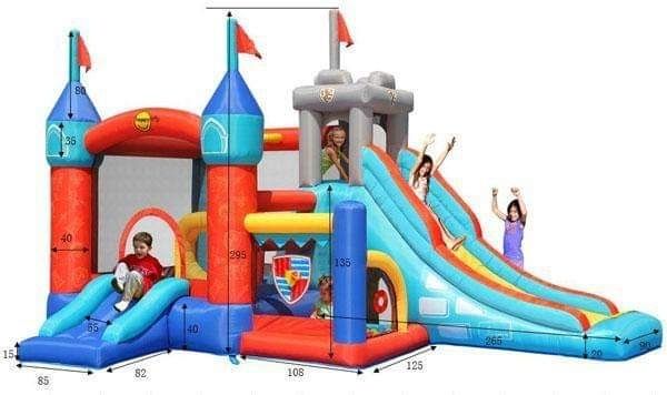 9021-Insuflável Knights Temple Jumping Castle