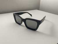 Óculos quadrados vintage Black