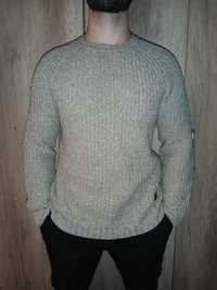 Sweter męski Reserved M stylowy stan bdb