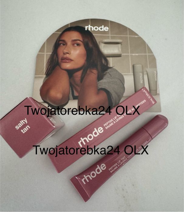 Oryginalny błyszczyk Rhode peptydowy nawilżający nude kolor Salty Tan