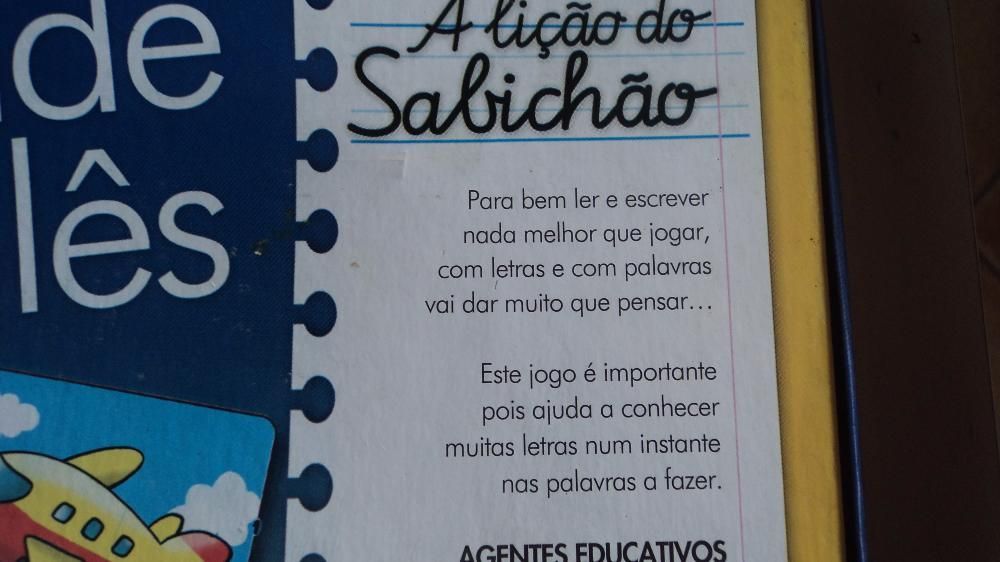 Puzzle Majora "A lição do Sabichâo: aprende Inglês" + 5 anos