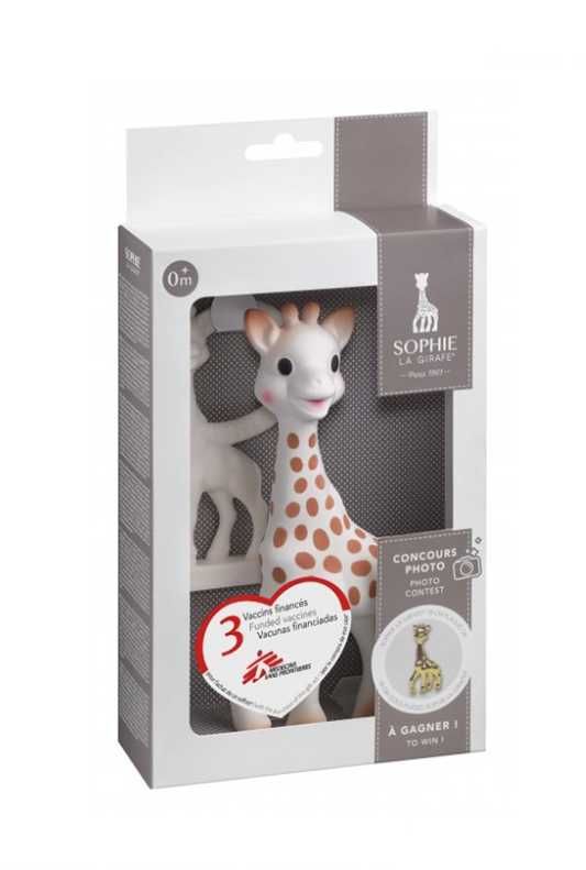 Sophie La Girafe zestaw gryzak żyrafa + gryzaczek