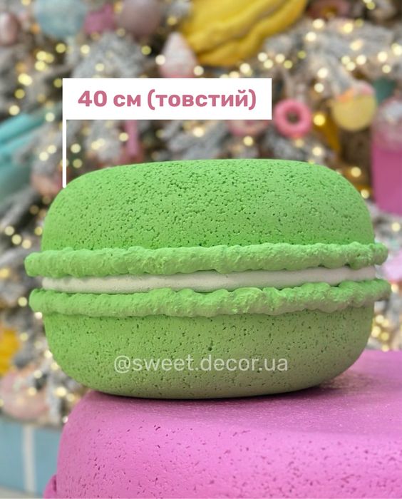 Декоративні макаронси | новорічна прикраса