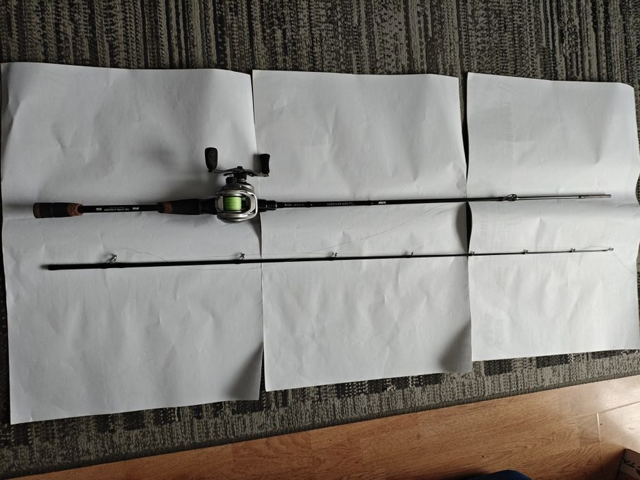Wędka castingowa +multiplikator