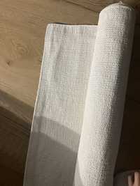 biały kremowy chodnik Agneta westwing 250 cm bawełna