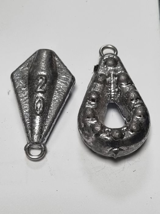 LOTE Revenda! 76 Chumbadas Pesca (20g/50g) c/ Aço INOX - SÓ 16€