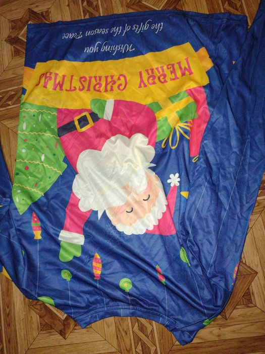 Кофта с новорічним принтом новорічна новогодняя