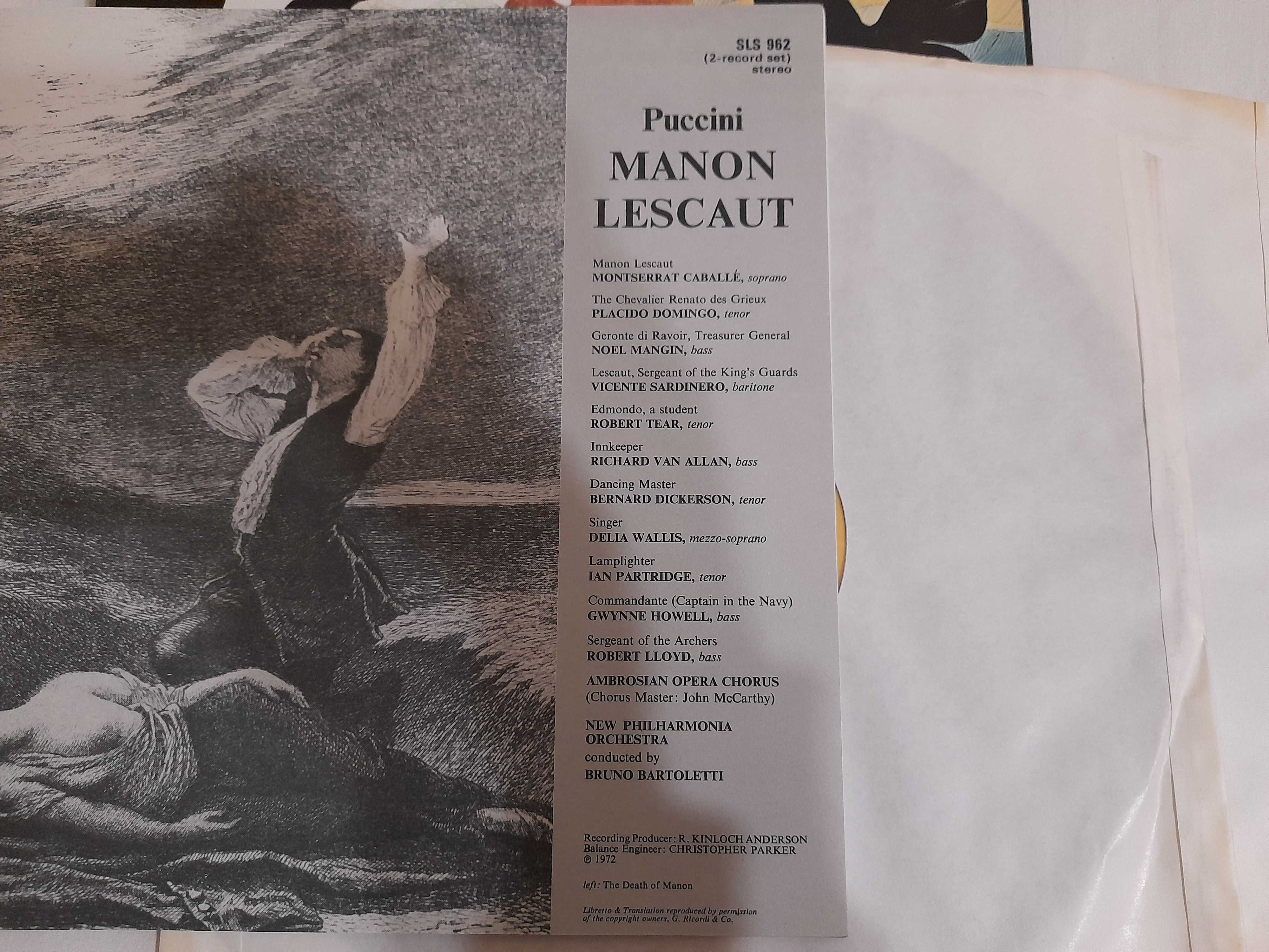 Puccini, Montserrat Caballe - Manon Lescaut Box 2 x Winyl (5)