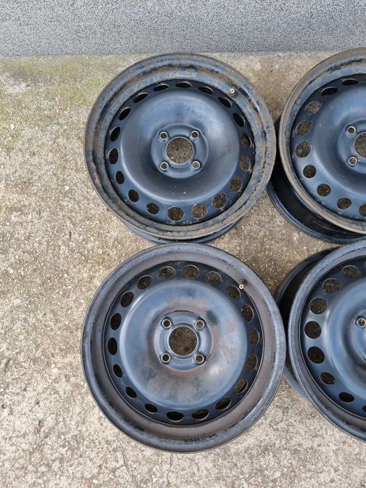 FELGI STALOWE 4x100 R15" 6Jx 15 ET40 Renault Clio III IV TPMS F159