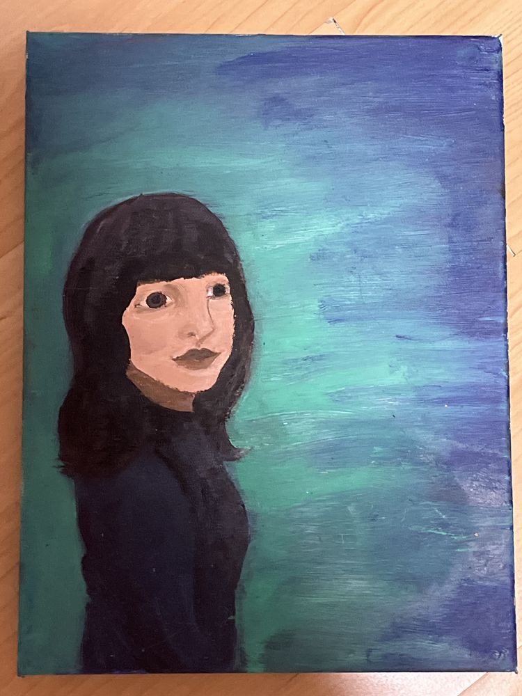 Podobrazie portret kobieta