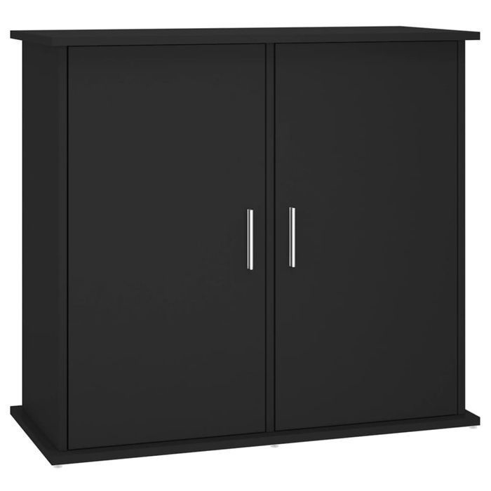 Szafka pod akwarium Vidaxl, czarna, 81x36x73 cm, stylowa i trwała