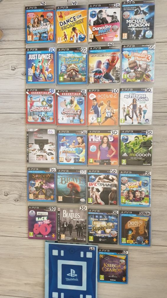 Gry ps3 dla dzieci,lego,minecraft,Rayman,worms,avatar