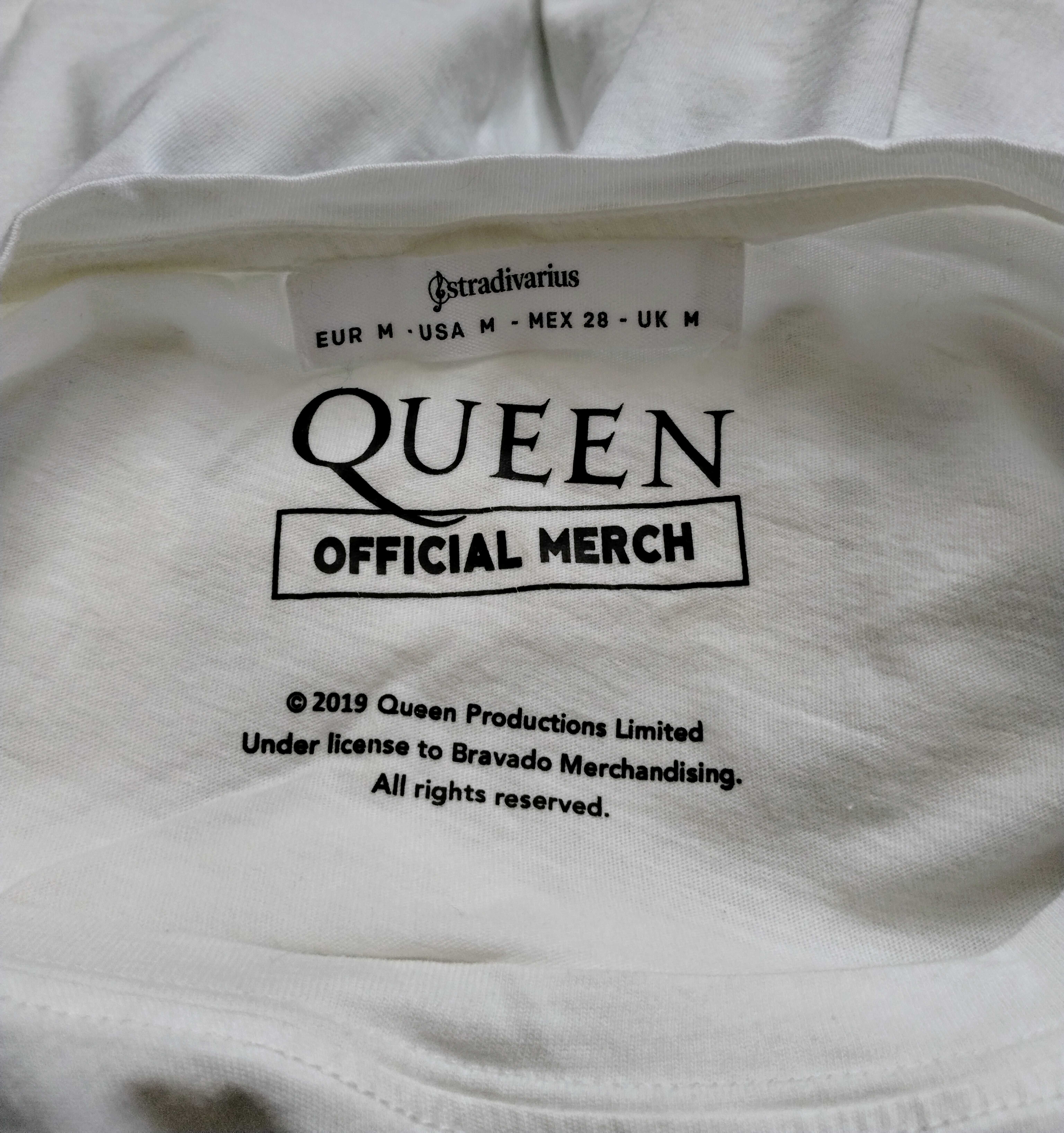 Koszulka t-shirt Freddie Mercury Queen Official Stradivarius M 38 rock