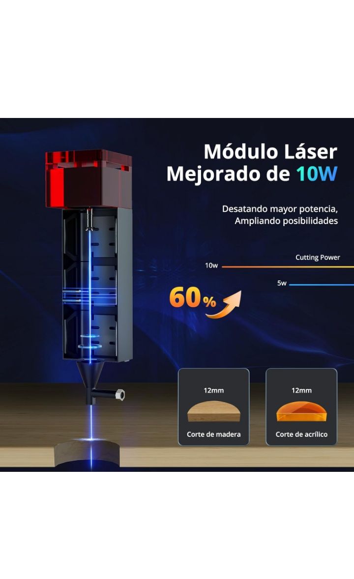 Mecpow X3 Vendo máquina gravadora e cortadora a laser NOVA
