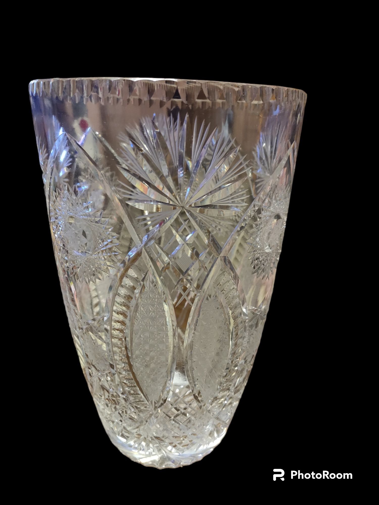 Duży wazon kryształowy wysokość 37 cm