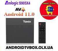 Android smart tv box Tanix X4 S905X4 смарт тв приставка 2024 4/32 x96