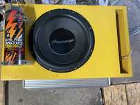 Subwoofer skrzynia basowa pionieer 500w