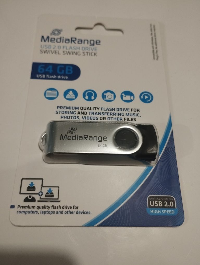 Pen drive 64 GB pamięć flash nowa