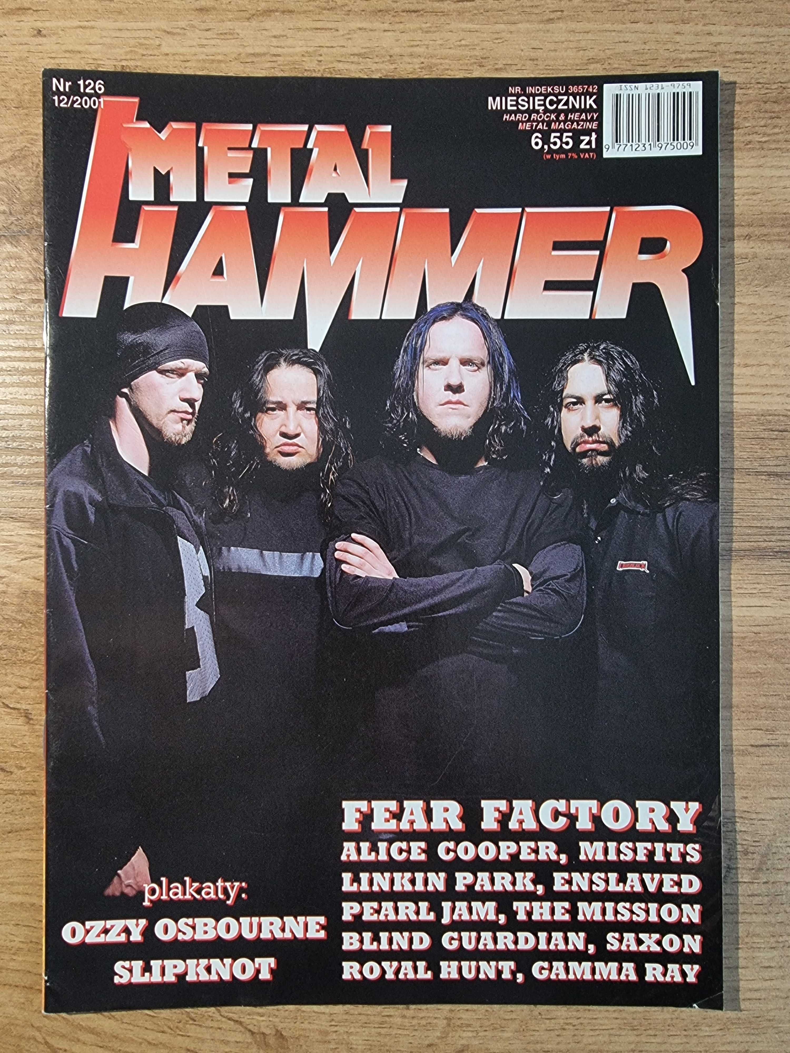 Metal Hammer 2001 - Fear Factory, Plakaty XL: Ozzy Osbourne i Slipknot