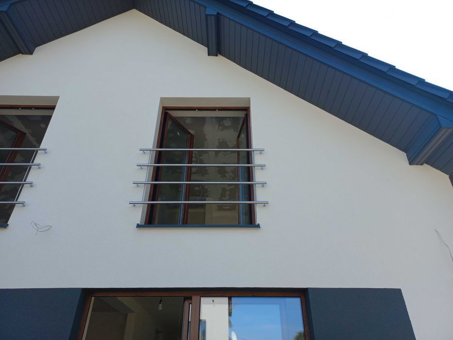 balustrada okienna zabezpieczenie okienne balkon francuski aluminium