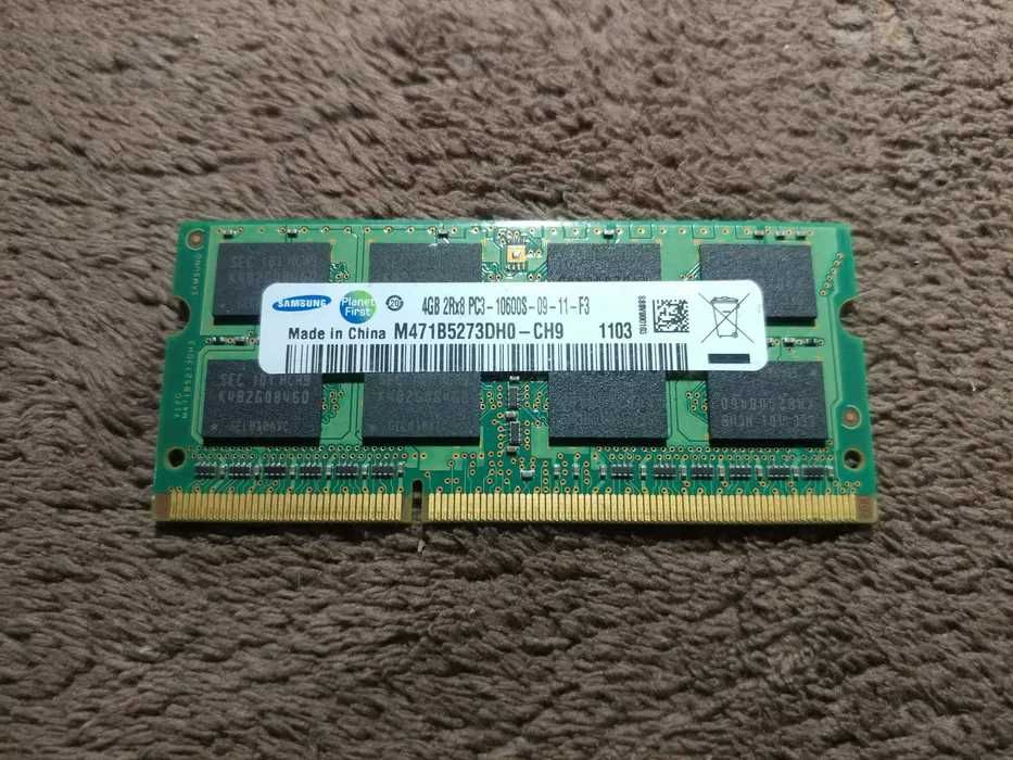 Память DDR3 4Gb для ноута PC3-10600 1333MHz PC3-12800 1600MHz 16 чипов