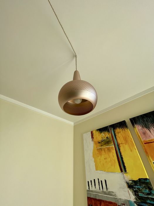 Candeeiro tecto cobre escovado Vita Clava