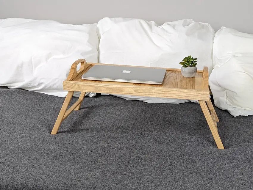 Столик для сніданку в ліжко роскладний з натурального дерева