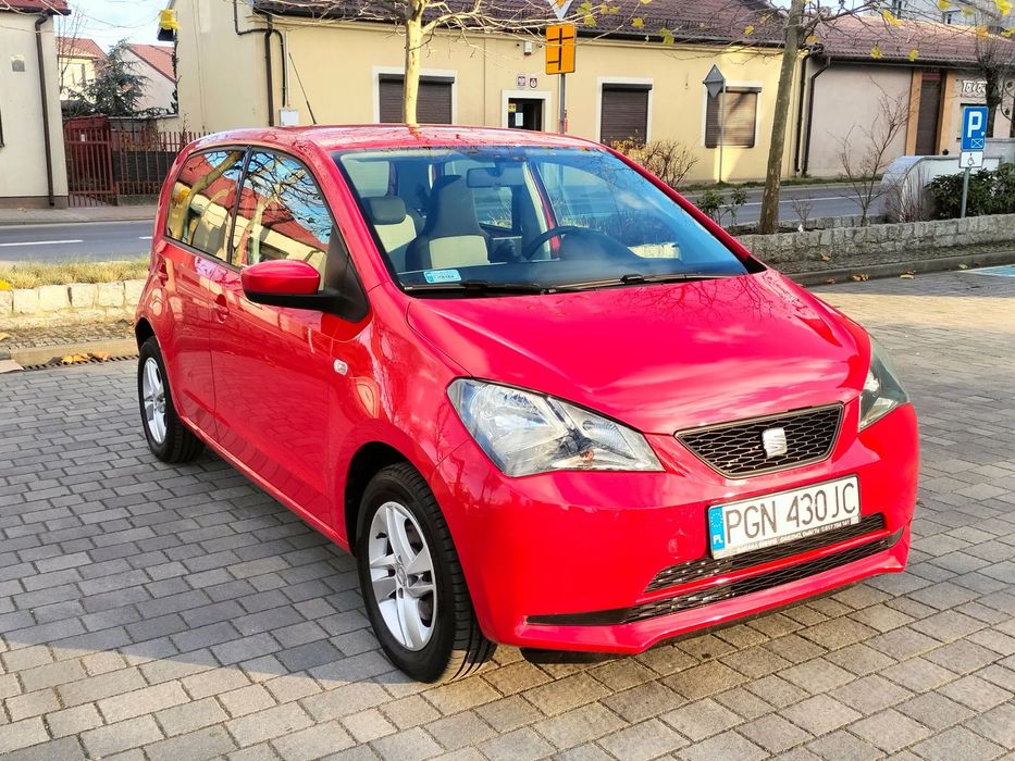 Seat Mii 1.0 MPI, 5 drzwiowy; Klimatyzacja; Nawigacja, bliźniak Citigo i UP!