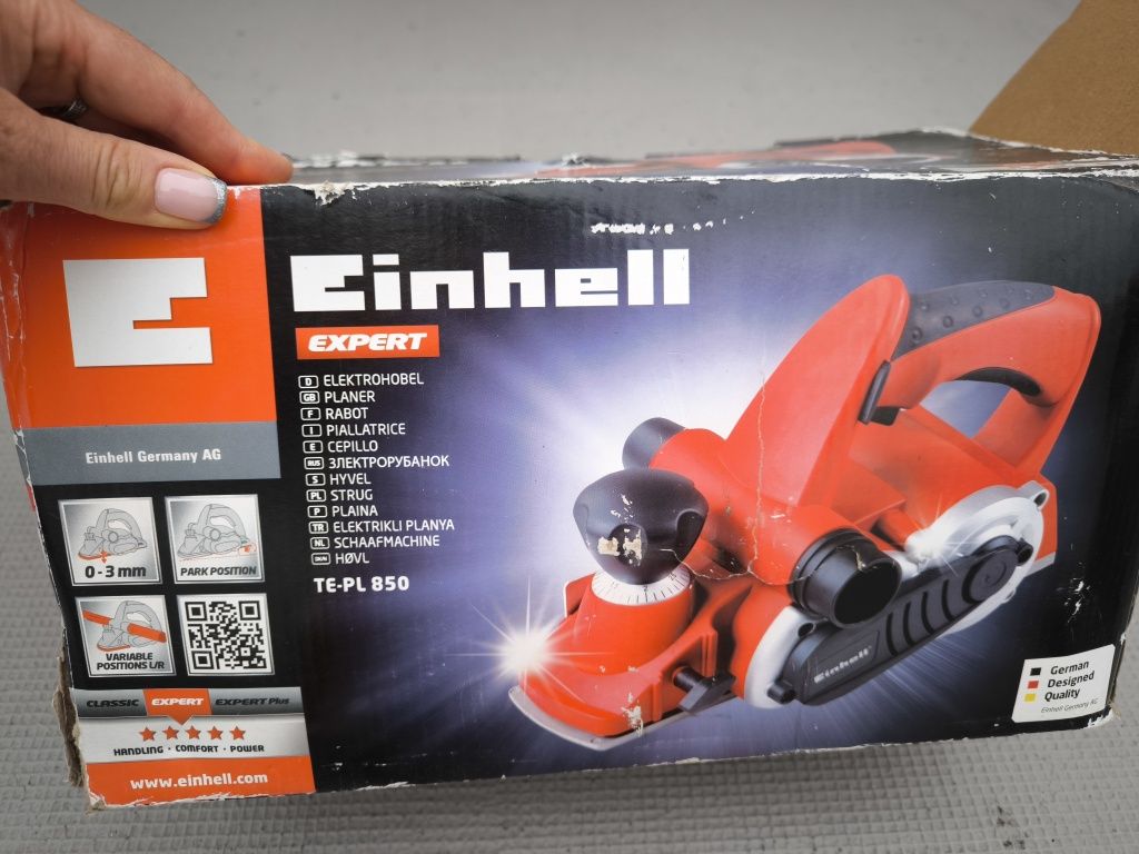 Plaina de Mão Elétrica Einhell TE-PL 850 | Vermelho