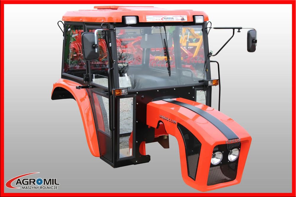 Kabina C330 maska C- 330 Naglak zestaw czerwony kabiny maska retro