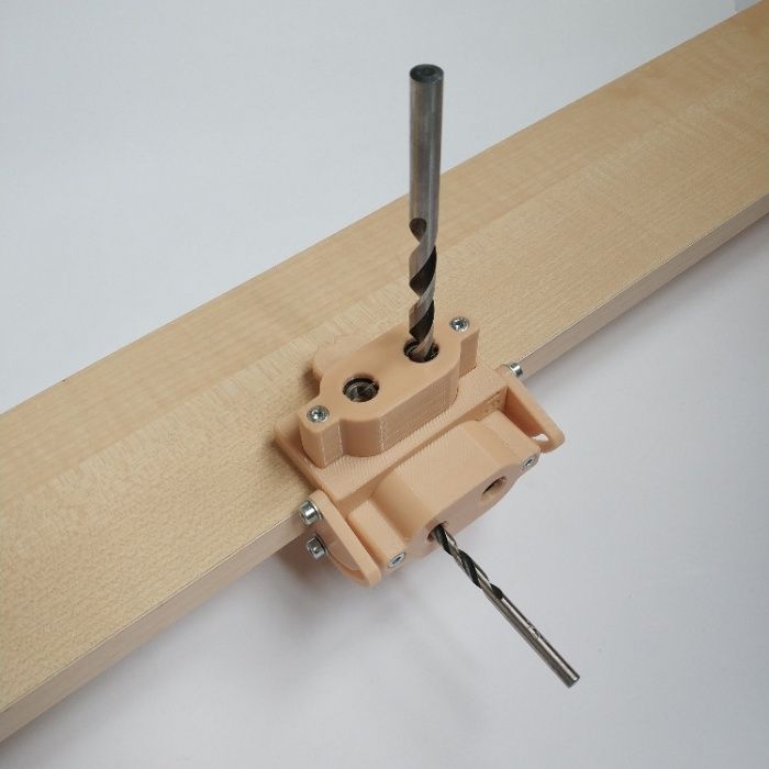 Кондуктор / шаблон меблевий під шкант, конфірмат ДСП 16 або 18мм.