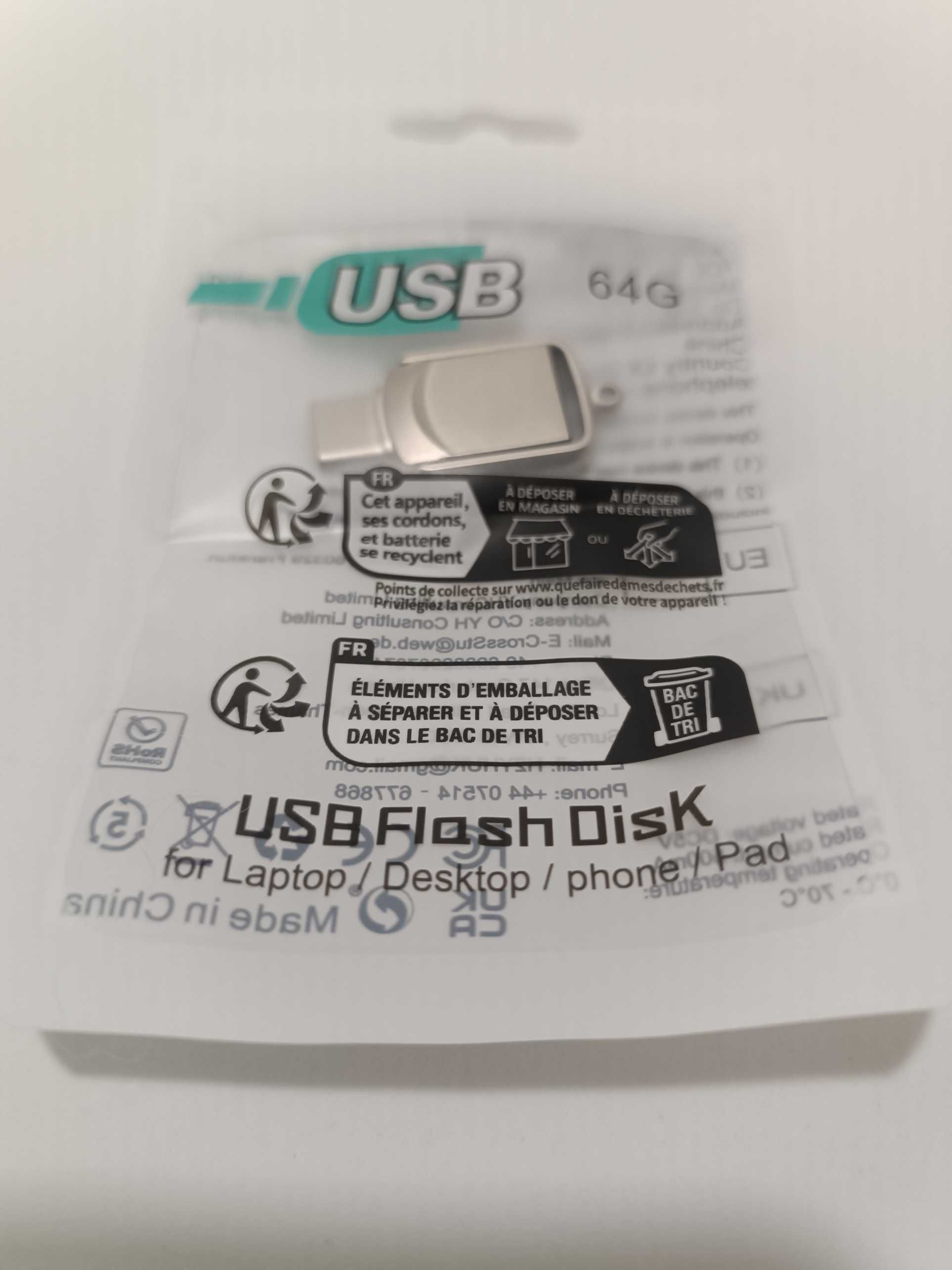 Bliksem 2w1 USB-C 64GB – Pendrive do PC i telefonów z TYPE-C