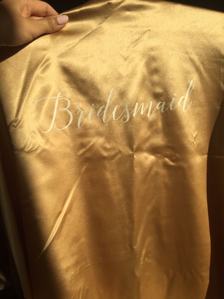 Szlafrok świadkowa bridesmaid