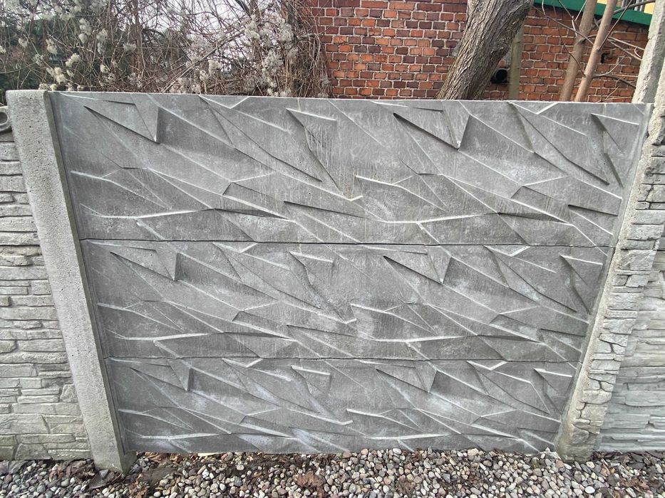 Ogrodzenia Betonowe 3D Nowość Płot Mur Płyta 50x200