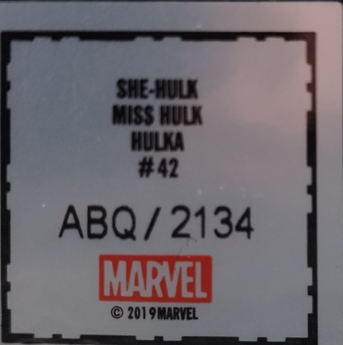 Figurka Marvel klasyczna She-Hulk #42  ok 8 cm figurka w oryginalnym