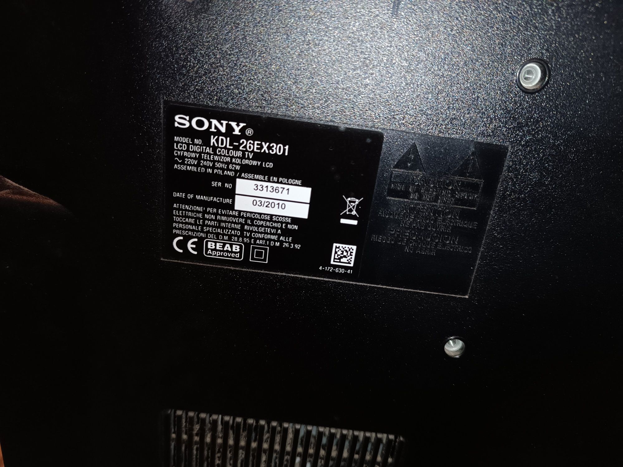 Telewizor Sony Bravia KDL-26EX301
