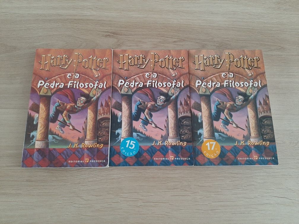 Livros Harry Pitter e a Pedra Filosofal