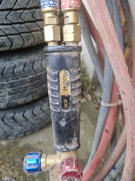 Palnik acetylenowy Dragon AC z wężami