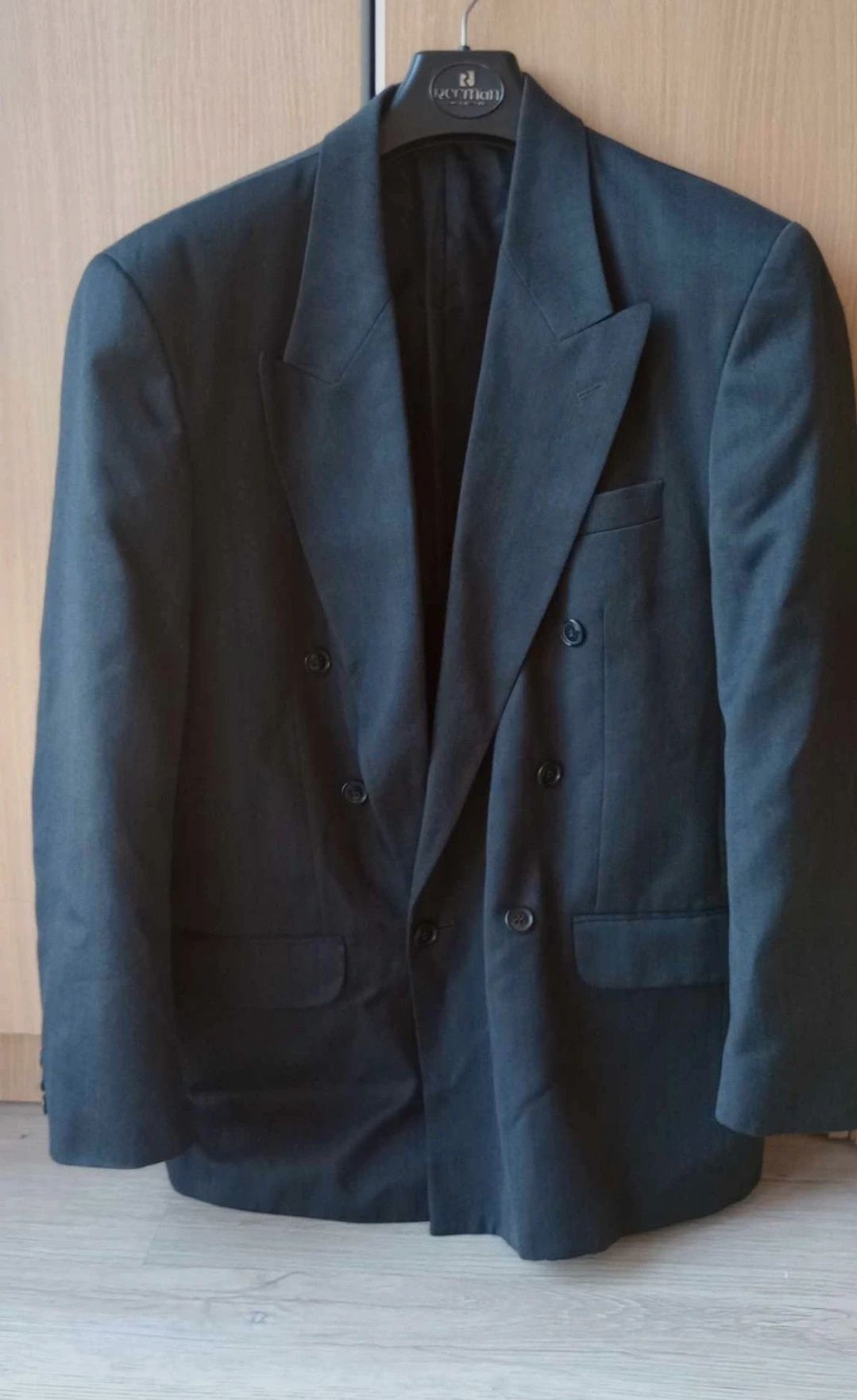 Marynarka oversize czarna elegancka garnitur czarny elegancki
