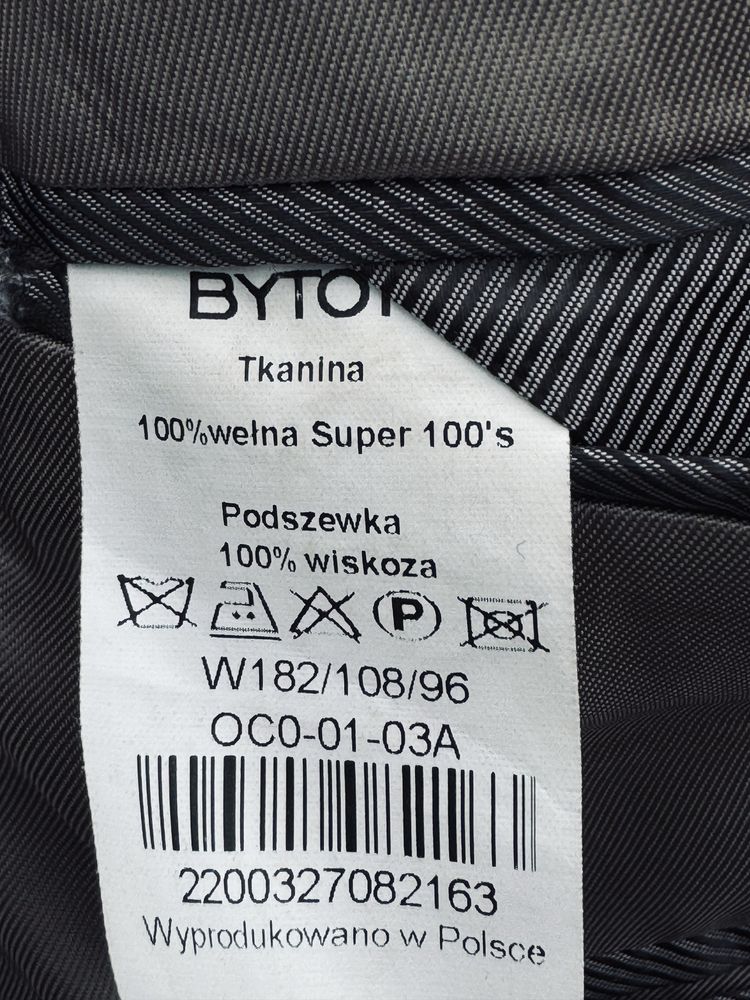 Garnitur Bytom , grafit , 182/108/96, jak nowy