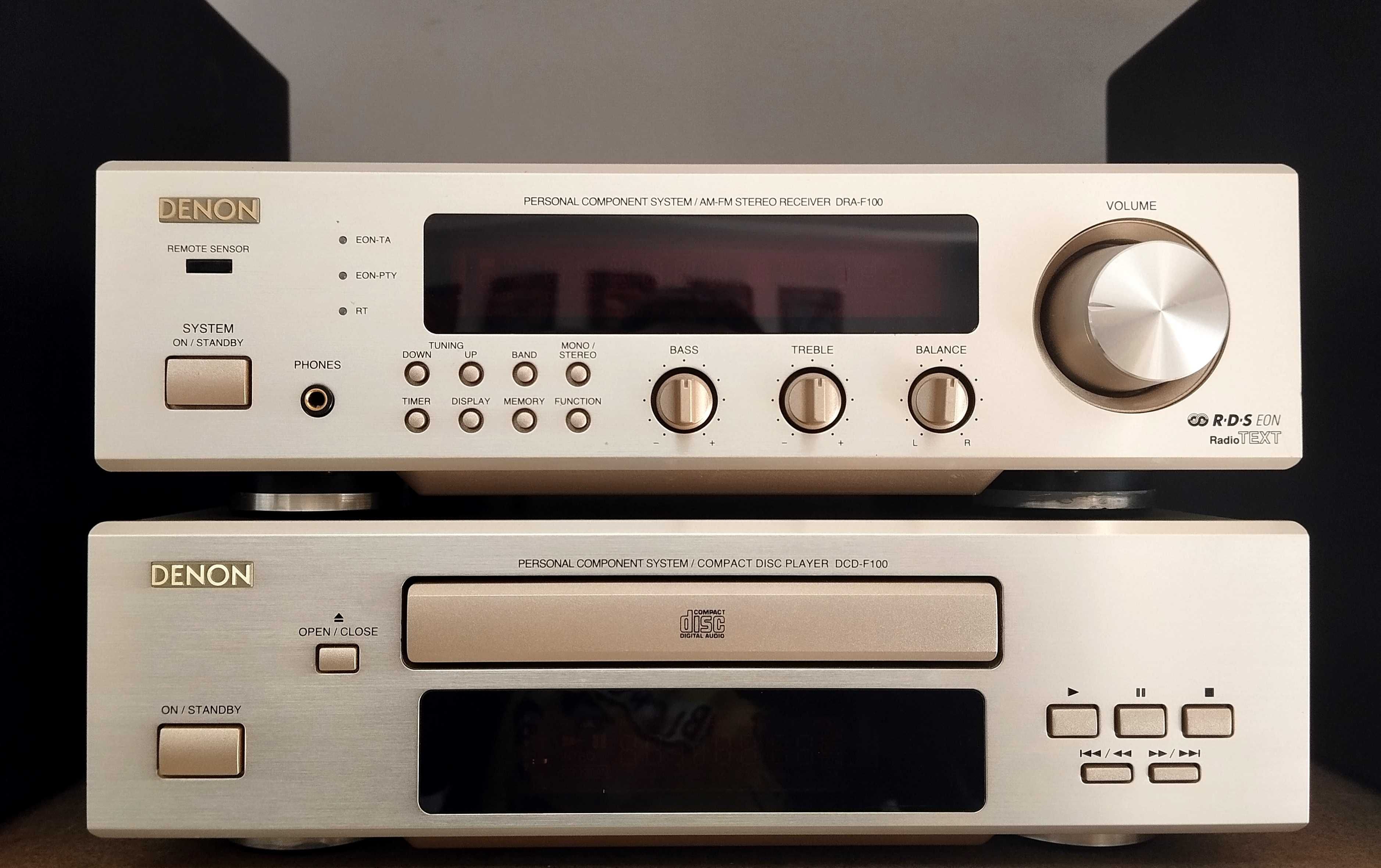 Aparelhagem completa Denon DRA-F100
