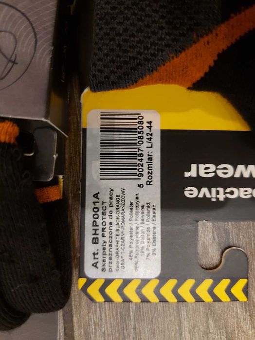 Skarpety męskie termoaktywne Brubeck, rozm. 42-44. 4 pary.